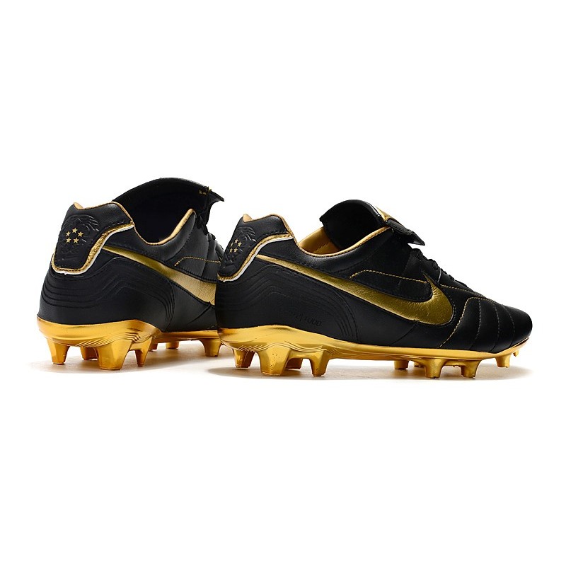 Nike Tiempo Legend R Elite FG Černá Zlato